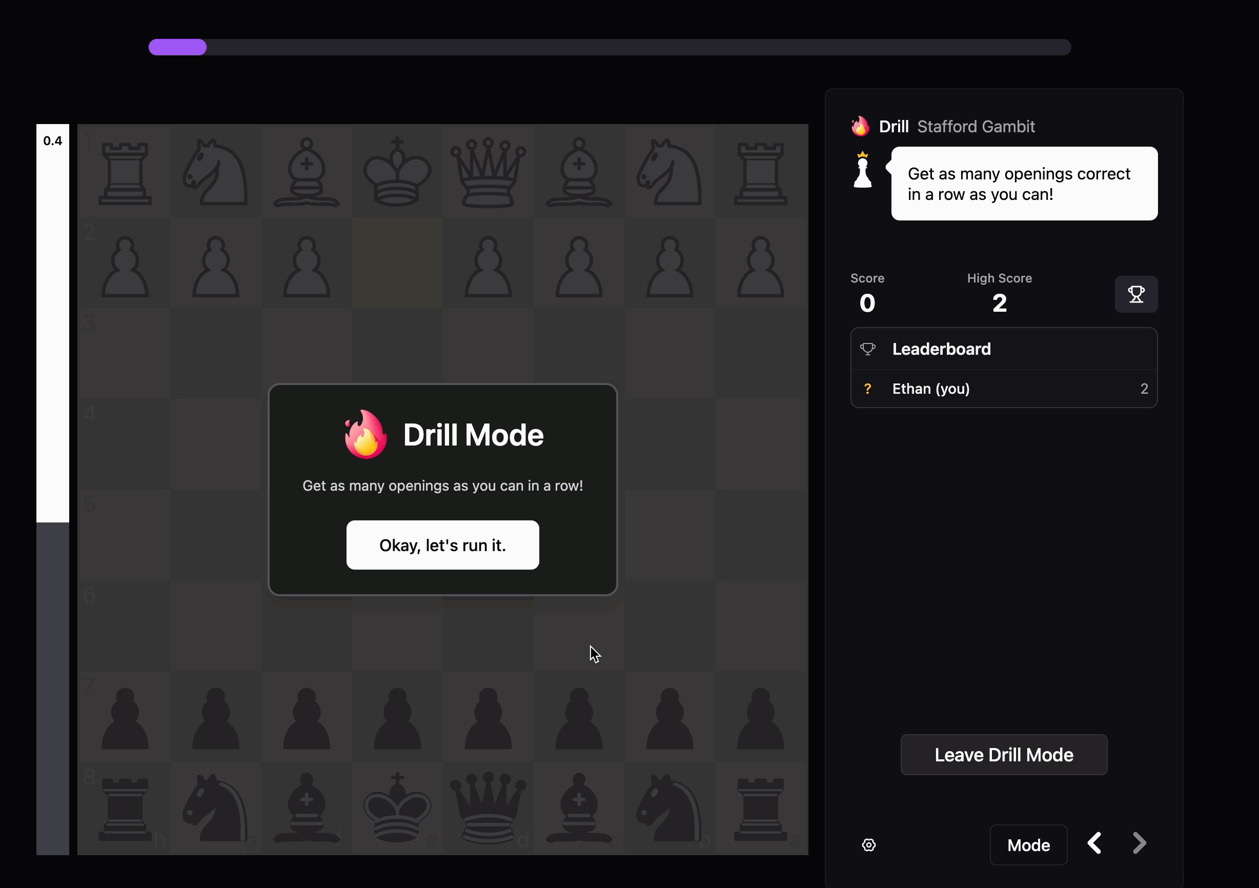 Drill Mode Auto-Undo Demo