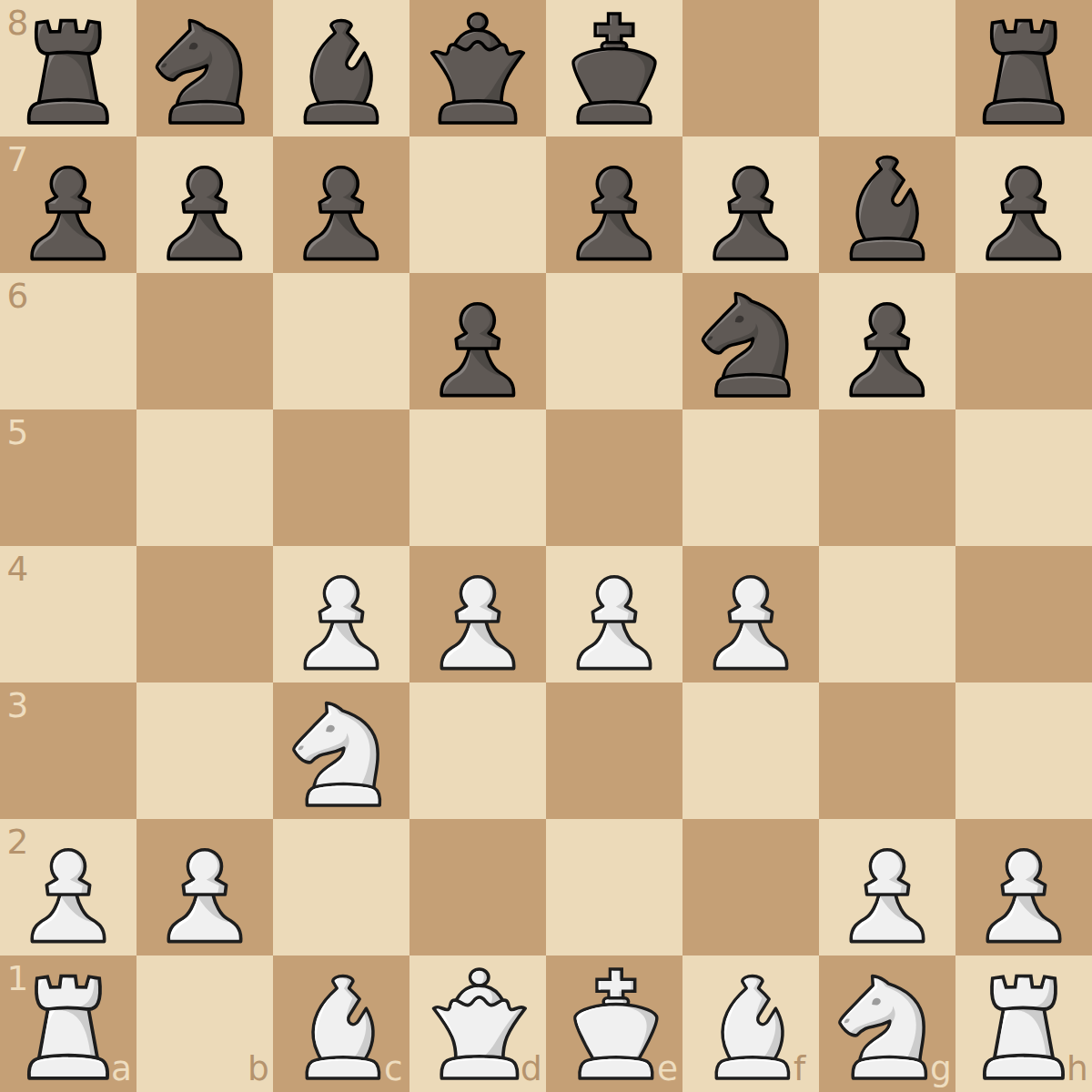 Four Pawns Attack (against KID)